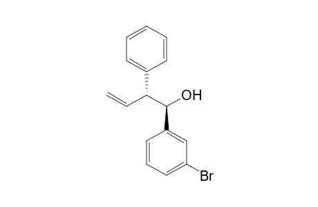 (1R*,2R*)-1-(3-Bromophenyl)-2-phenylbut-3-en-1-ol