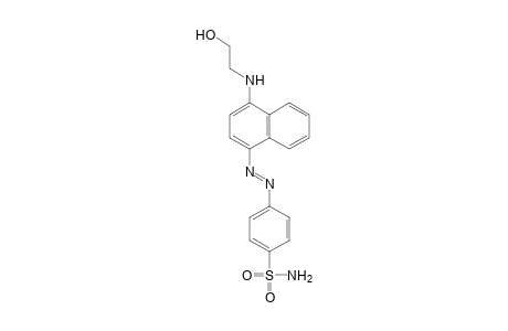 Benzenesulfonamide, 4-[[4-[(2-hydroxyethyl)amino]-1-naphthalenyl]azo]-