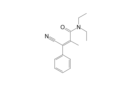 (E)-3-Cyano-N,N-diethyl-2-methyl-3-phenyl-2-propenamide