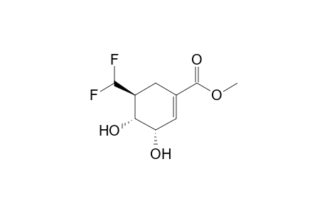 Methyl 3.alpha.,4.apha.-Dihydroxy-5.beta.(difluoromethyl)cyclohex-1-ene-1-carboxylate
