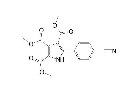 1H-Pyrrole-2,3,4-tricarboxylic acid, 5-(4-cyanophenyl)-, trimethyl ester