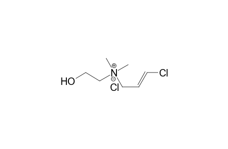 2-Propen-1-aminium, 3-chloro-N-(2-hydroxyethyl)-N,N-dimethyl-, chloride