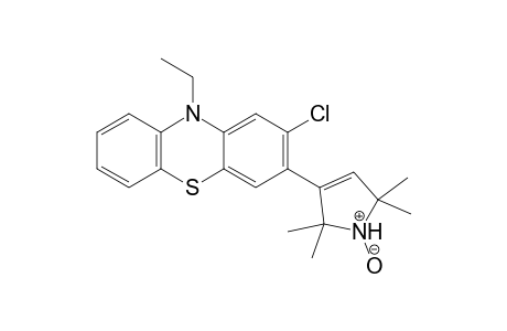 3-[N-Ethyl-2'-chlorophenothiazin-3'-yl]-2,2,5,5-tetramethylpyrroline - N-oxide