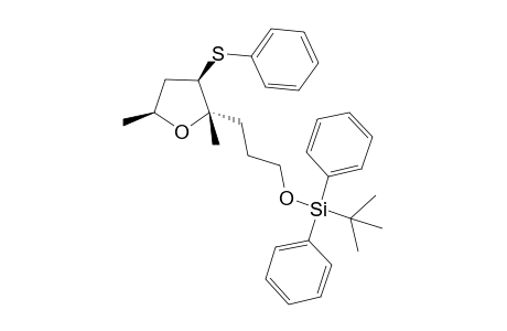 (2S,3R,5S)-2-{[3'-(t-Butyldiphenylsilyl)oxy]propyl} 3-(phenylthio)-2,5-dimethyl-tetrahydrofuran