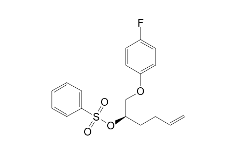 (2R)-2-Benzenesulphonyloxy-1-(4-fluorophenoxy)-5-hexene