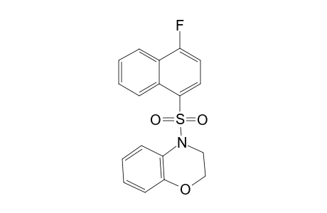 2H-1,4-Benzoxazine, 4-[(4-fluoro-1-naphthalenyl)sulfonyl]-3,4-dihydro-