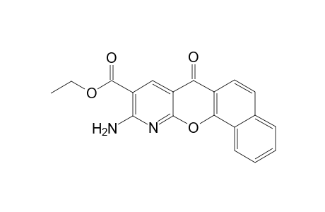 Ethyl 10-Amino-7-oxo-7H-benzo[7,8]chromeno-[2,3-b]pyridine-9-carboxylate