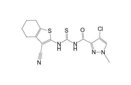 N-[(4-chloro-1-methyl-1H-pyrazol-3-yl)carbonyl]-N'-(3-cyano-4,5,6,7-tetrahydro-1-benzothien-2-yl)thiourea