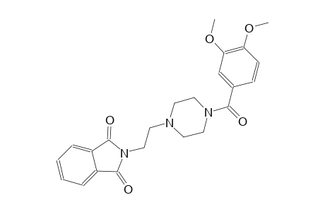 1H-isoindole-1,3(2H)-dione, 2-[2-[4-(3,4-dimethoxybenzoyl)-1-piperazinyl]ethyl]-