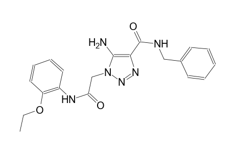 5-amino-N-benzyl-1-[2-(2-ethoxyanilino)-2-oxoethyl]-1H-1,2,3-triazole-4-carboxamide