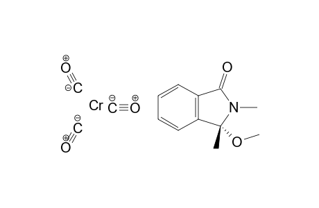 rac-Tricarbonyl(endo-3-methoxy-exo-3,N-dimethylisoindolin-1-one)-chromium(0)