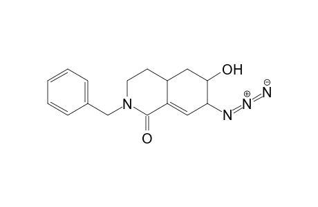 7-Azido-2-benzyl-3,4,4a,5,6,7-hexahydro-6-hydroxy-1(2H)-isoquinolone