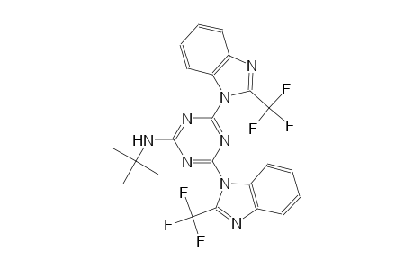 1,3,5-triazin-2-amine, N-(1,1-dimethylethyl)-4,6-bis[2-(trifluoromethyl)-1H-benzimidazol-1-yl]-