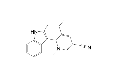 3-Ethyl-1-methyl-2-(2-methyl-1H-indol-3-yl)-2H-pyridine-5-carbonitrile