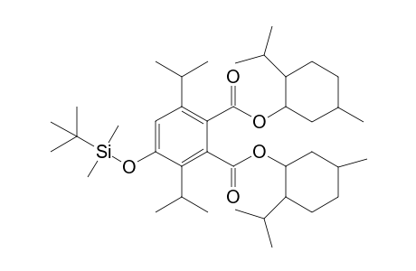Dimenthyl 3,6-diisopropy-4-(tert-butyldimethylsiloxy)phthalate