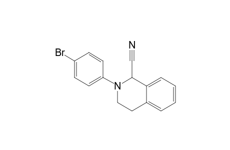 2-(4-BROMOPHENYL)-1,2,3,4-TETRAHYDROISOQUINOLINE-1-CARBONITRILE