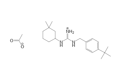 Guanidine, N-(3,3-dimethylcyclohexyl)-N'-[[4-(1,1-dimethylethyl)phenyl]methyl]-, monoacetate