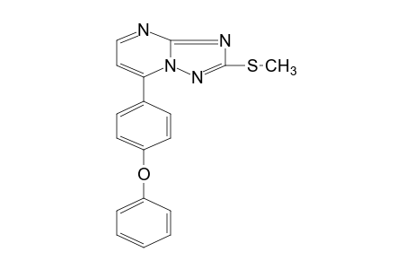 2-(METHYLTHIO)-7-(p-PHENOXYPHENYL)-s-TRIAZOLO[1,5-a]PYRIMIDINE