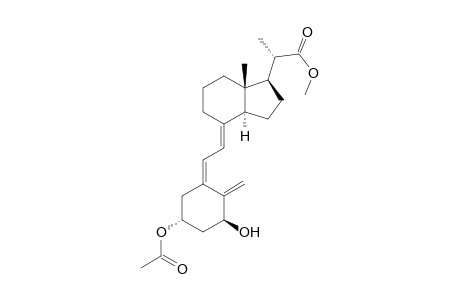 (5Z,7E)-(1S,3R,20S)-1-hydroxy-3-acetoxy-9,10-seco-5,7,10(19)-pregnatriene-20-carboxylic acid methyl ester