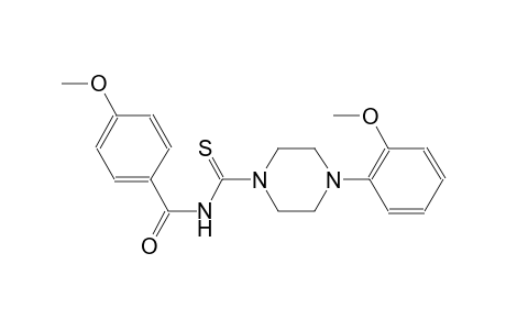 4-Methoxy-N-[4-(2-methoxyphenyl)piperazin-1-yl]carbothioyl-benzamide