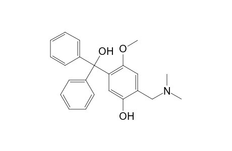 4-[(dimethylamino)methyl]-3-hydroxy-6-methoxy-.alpha.,.alpha.-diphenylbenzyl alcohol