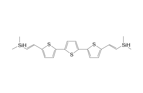 5,5''-Bis-[.beta.-(2-dimethylsilyl)vinyl]-2,2';5',2"-terthiophene
