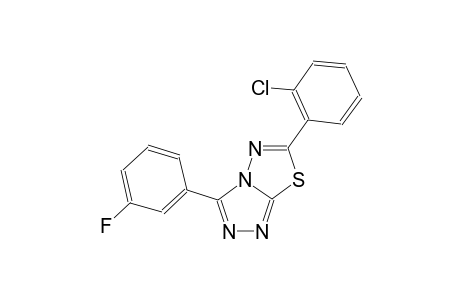 [1,2,4]triazolo[3,4-b][1,3,4]thiadiazole, 6-(2-chlorophenyl)-3-(3-fluorophenyl)-