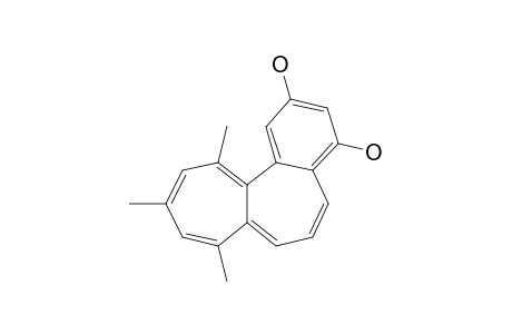 8,10,12-Trimethylbenzo[a]heptalene-2,4-diol