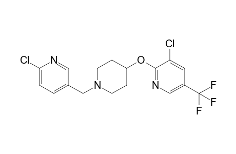 3-Chloro-2-({1-[(6-chloropyridin-3-yl)methyl]piperidin-4-yl}oxy)-5-(trifluoromethyl)pyridine