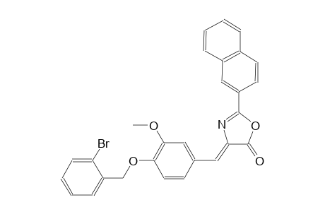 (4Z)-4-{4-[(2-bromobenzyl)oxy]-3-methoxybenzylidene}-2-(2-naphthyl)-1,3-oxazol-5(4H)-one
