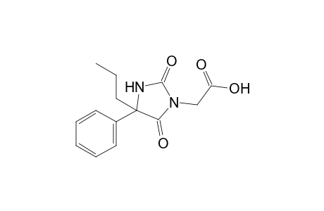 2,5-dioxo-4-phenyl-4-propyl-1-imidazolidineacetic acid