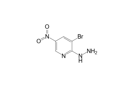 3-Bromo-2-hydrazino-5-nitropyridine