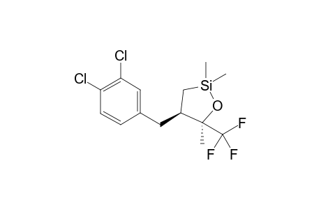 (4R,5R)-4-[(3,4-dichlorophenyl)methyl]-2,2,5-trimethyl-5-(trifluoromethyl)oxasilolane