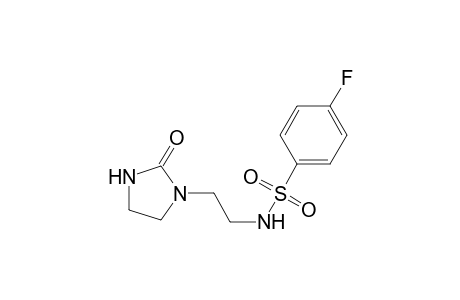 4-Fluoro-N-[2-(2-oxo-1-imidazolidinyl)ethyl]benzenesulfonamide