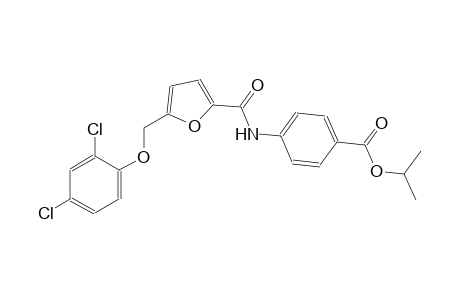 benzoic acid, 4-[[[5-[(2,4-dichlorophenoxy)methyl]-2-furanyl]carbonyl]amino]-, 1-methylethyl ester