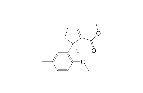 methyl (R)-5-(2-methoxy-5-methylphenyl)-5-methylcyclopent-1-ene-1-carboxylate