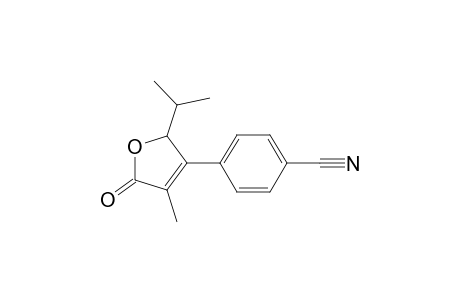 4-[4-Methyl-2-(1-methylethyl)-5-oxo-2,5-dihydrofuran-3-yl]benzonitrile