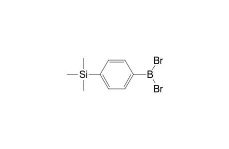 [4-(Dibromoboryl)phenyl]trimethylsilane