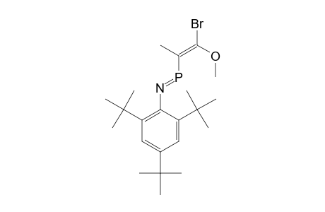 E-3-METHYL-4-METHOXY-1-(2,4,6-TRI-TERT.-BUTYLPHENYL)-4-BROMO-1-AZAPHOSPHABUTA-1,3-DIENE