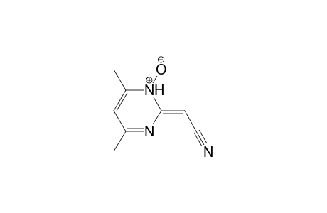 2-(Cyanomethylene)-4,6-dimethylpyrimidine 1-oxide