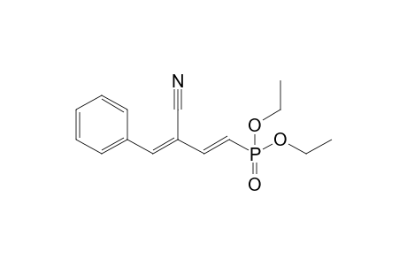 (E,2Z)-2-benzal-4-diethoxyphosphoryl-but-3-enenitrile
