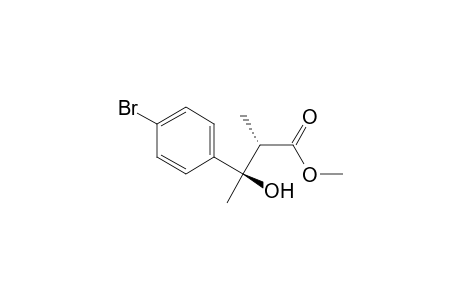Anti-methyl 3-(4-bromophenyl)-3-hydroxy-2-methylbutanoate