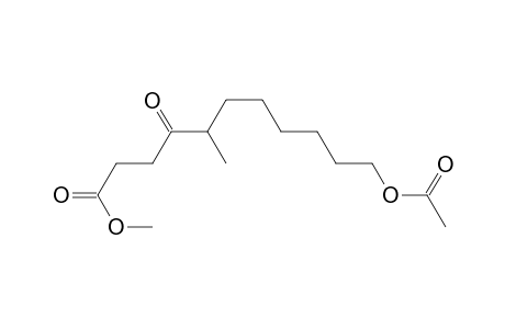 11-acetoxy-4-keto-5-methyl-undecanoic acid methyl ester