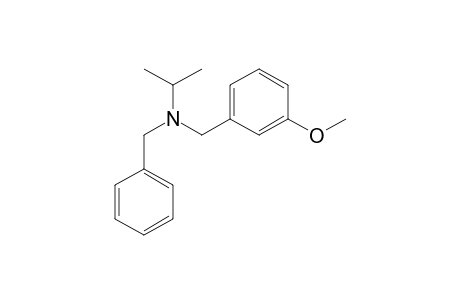 N-Benzyl-N-((3-methoxyphenyl)methyl)propan-2-amine
