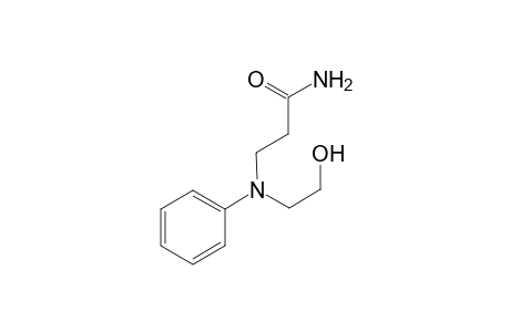 3-[(2-Hydroxyethyl)(phenyl)amino]propanamide