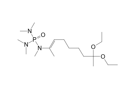 (8,8-Diethoxy-2-nonen-2-yl)-pentamethyl phosphoric triamide