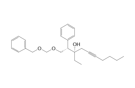 (2S,3S)-1-[(Benzyloxy)methoxy]-3-ethyl-2-phenyldec-5-yn-3-ol