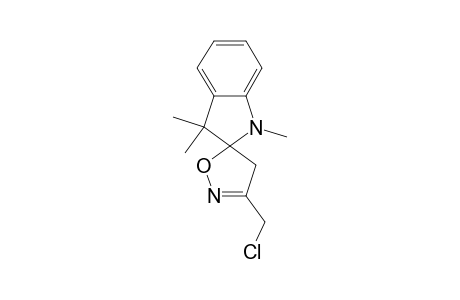 SPIRO-1',3',3'-TRIMETHYLINDOLINE-(2':5)-3-CHLOROMETHYL-4,5-DIHYDROISOXAZOLE