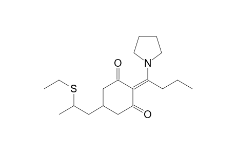 5-[2-(Ethylsulfanyl)propyl]-2-[1-(1-pyrrolidinyl)butylidene]-1,3-cyclohexanedione