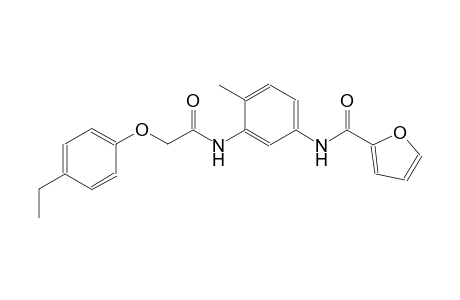 N-(3-{[(4-ethylphenoxy)acetyl]amino}-4-methylphenyl)-2-furamide